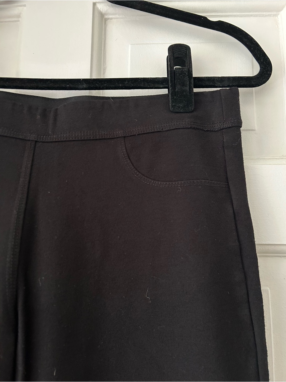 Classic Black Ponte Pants - Picture 4 of 5